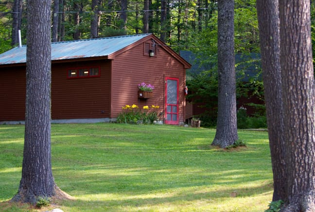 exterior of the girls cabin